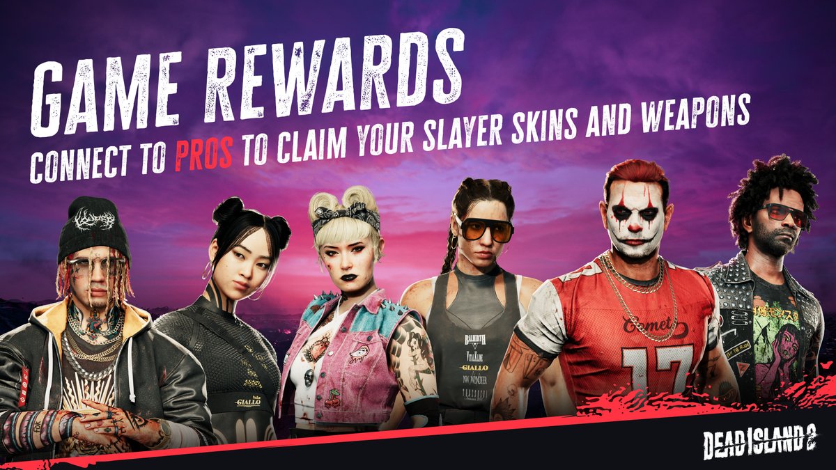 Slayers! We've heard your calls for the From Dusk Collection, and guess what? It's back, baby! And that's not all — grab some slick new weapons, including the all-new Rise and Shine Wrench

🔥brnw.ch/PROS_Rewards_F…

#DeadIsland #DeadIsland2OnSteam #SeeYouInHELLA