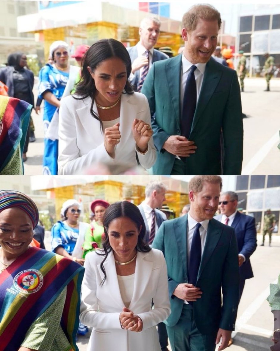 The Duke & Duchess Of Sussex at the Defence HQ.