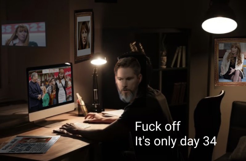 georgietto's tweet image. #DirtyDan's been in his room for 34 days.