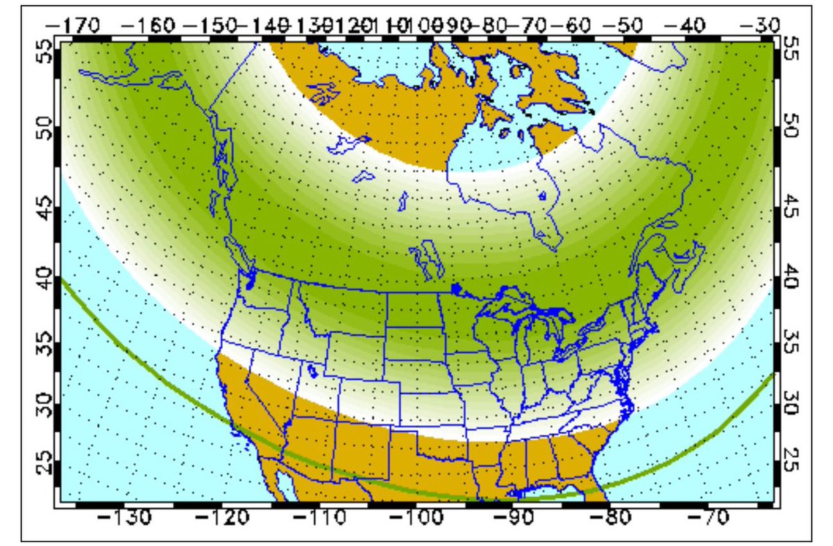 The largest series of solar storms in nearly 20yrs may bring the northern lights into our area tonight. • Find a dark place away from city lights • Clear view of the northern sky • Faint view with naked eye • Best seen with long exposure on phone camera/DSLR #aurora