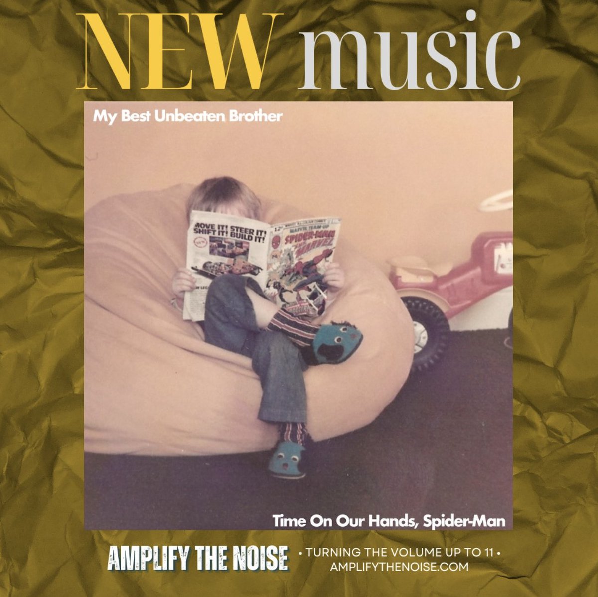 'Time on Our Hands, Spider-Man offers a compelling narrative that speaks to the complexities of life and the enduring search for meaning and purpose.' @BestUnbeatenBro featured by Australia's Amplify the Noise: amplifythenoise.com/listen-time-on…