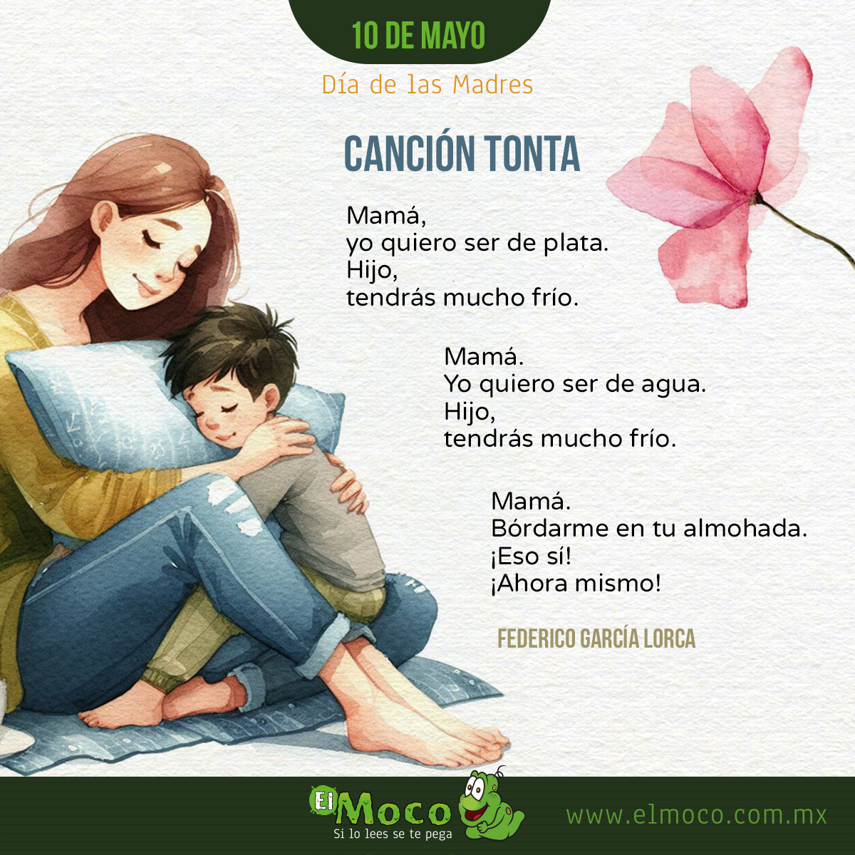 ElMocoMX's tweet photo. Para todas las mamás que son como un refugio en la tormenta, un abrazo en la oscuridad y una sonrisa en los días grises. Su ternura es el hogar donde siempre podemos regresar. ¡Feliz Día de la Madre! 💖 #AmorInfinito https://t.co/pdge5m2ZCb