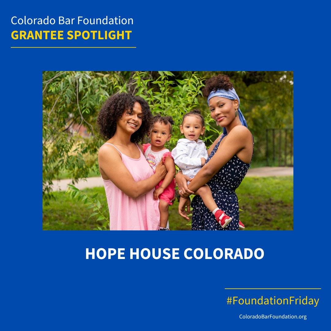 Grantee Spotlight! @HopeHouseCO empowers parenting teenage moms to strive for self-sufficiency resulting in a healthy future for them and for their children. Watch the video to learn more: vimeo.com/848107182
#CBF #GranteeSpotlight #LegalCommunity