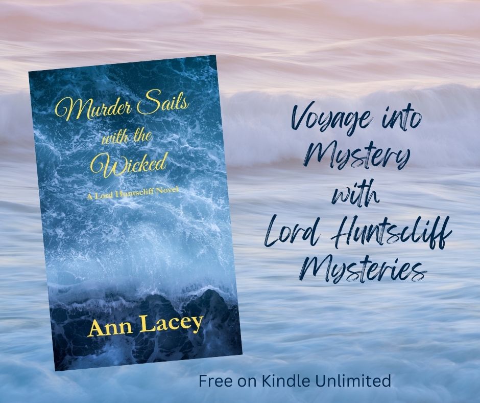 Murder at sea in Book 2 of Lord Huntscliff Mystery series. Free on Kindle Unlimited. #cozymysteries #bookboost #books #ShamlessselfPromo #KindleUnlimited #mystery #bookboost amazon.com/dp/B0C7XCC54J