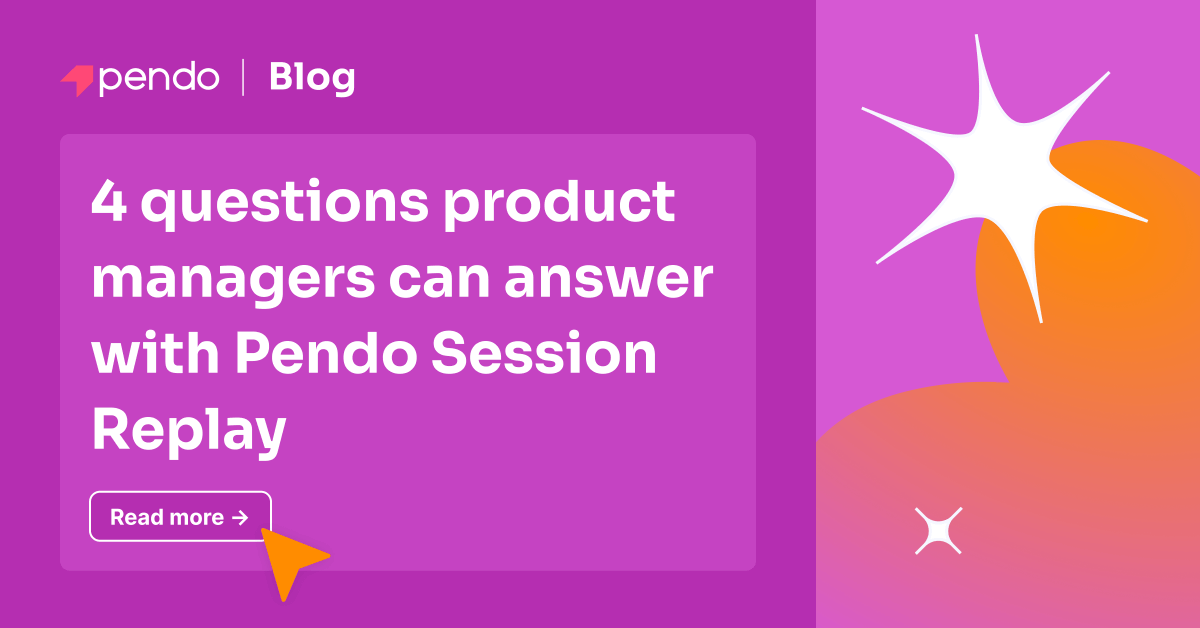 Even with extensive user research 💻 and testing, it’s impossible to account for every interaction during the product design stage. The good news? You can view and improve user experiences (UX) with Pendo Session Replay. Learn more in our new blog ➡️ : bit.ly/3wxGTXi