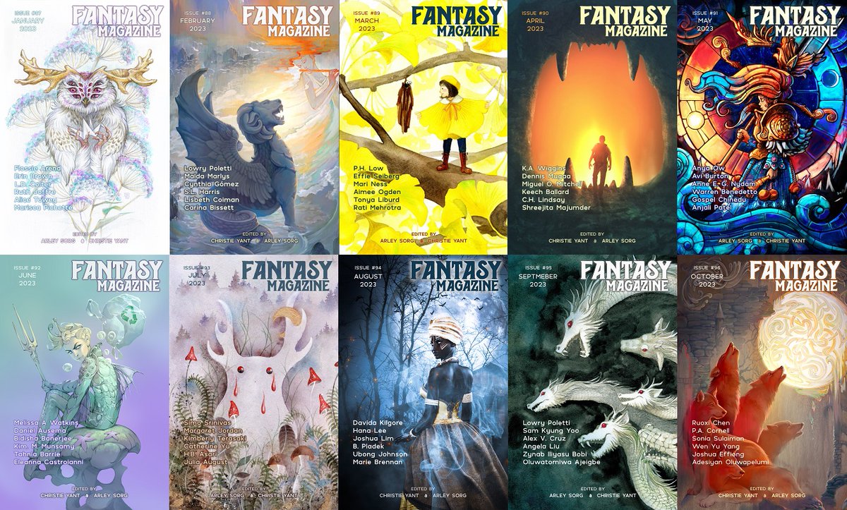 Arley Sorg (@arleysorg) on Twitter photo Seriously cool to be a Locus Awards Finalist with co-Editor-in-Chief Christie Yant for Fantasy Magazine <a href="/FantasyMagazine/">Fantasy Magazine</a> !
I'm so proud of what we did there. It's great to know that some folks appreciated the work❤️🔥
CONGRATULATIONS to ALL the finalists!
locusmag.com/2024/05/2024-l… Seriously cool to be a Locus Awards Finalist with co-Editor-in-Chief Christie Yant for Fantasy Magazine <a href="/FantasyMagazine/">Fantasy Magazine</a> !
I'm so proud of what we did there. It's great to know that some folks appreciated the work❤️🔥
CONGRATULATIONS to ALL the finalists!
locusmag.com/2024/05/2024-l…