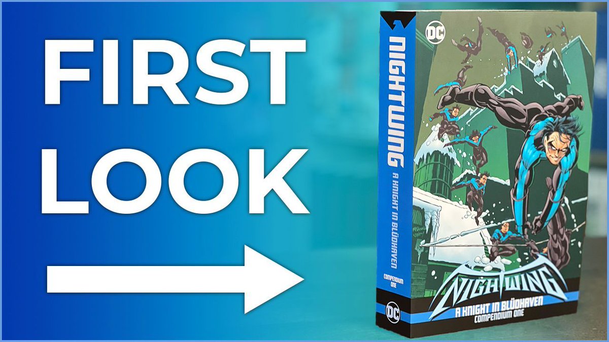 Happy FRIDAY, Minties! The Uncanny Omar has a FIRST LOOK for you today! It’s of the NIGHTWING: A Knight in Blüdhaven Compendium Vol 1! This is one of Omar’s all-time favorite characters in one of his all-time favorite comic book runs, so check it out: bit.ly/3WAab23