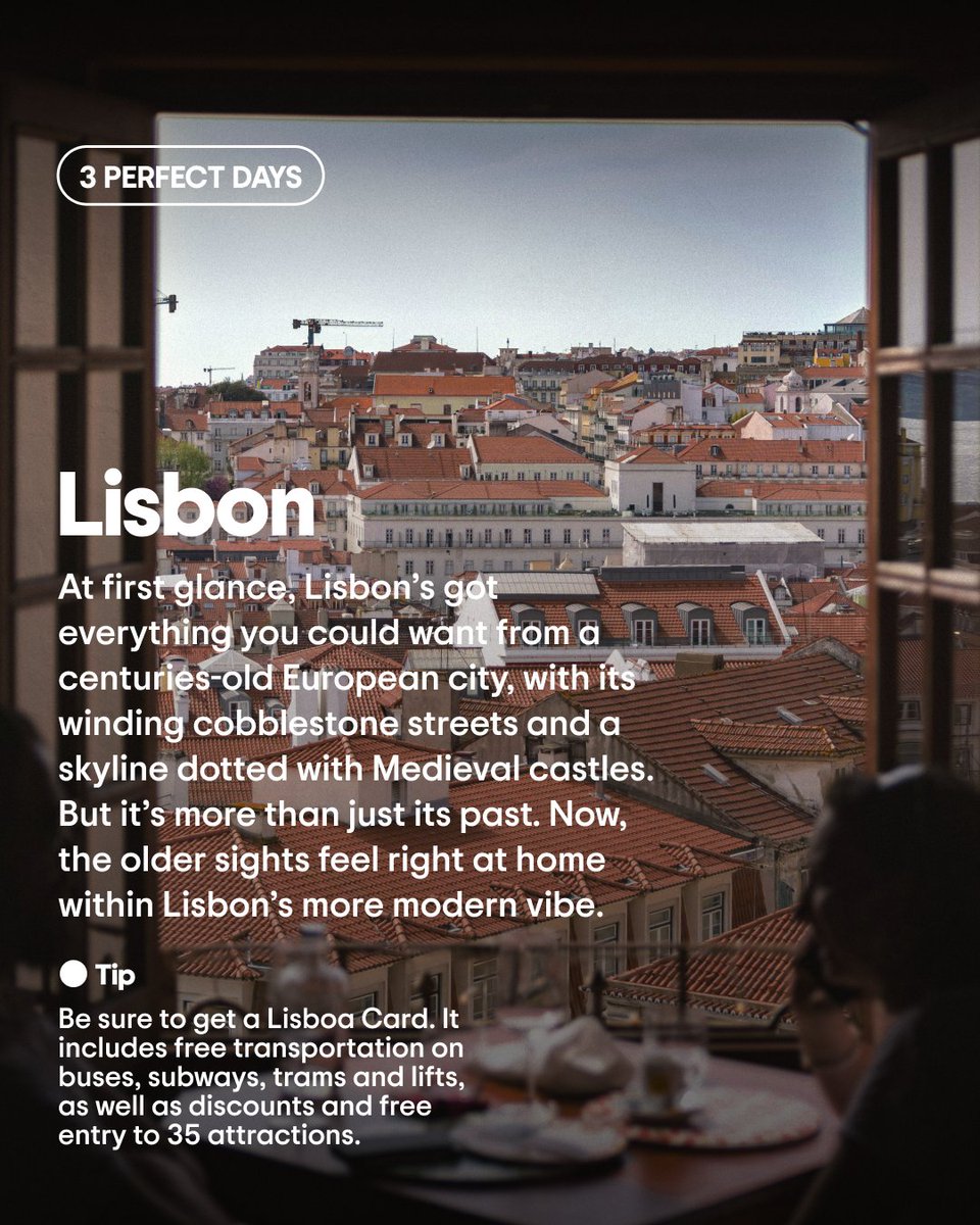 3 perfect days in Lisbon: tripadv.sr/4bnR7s6