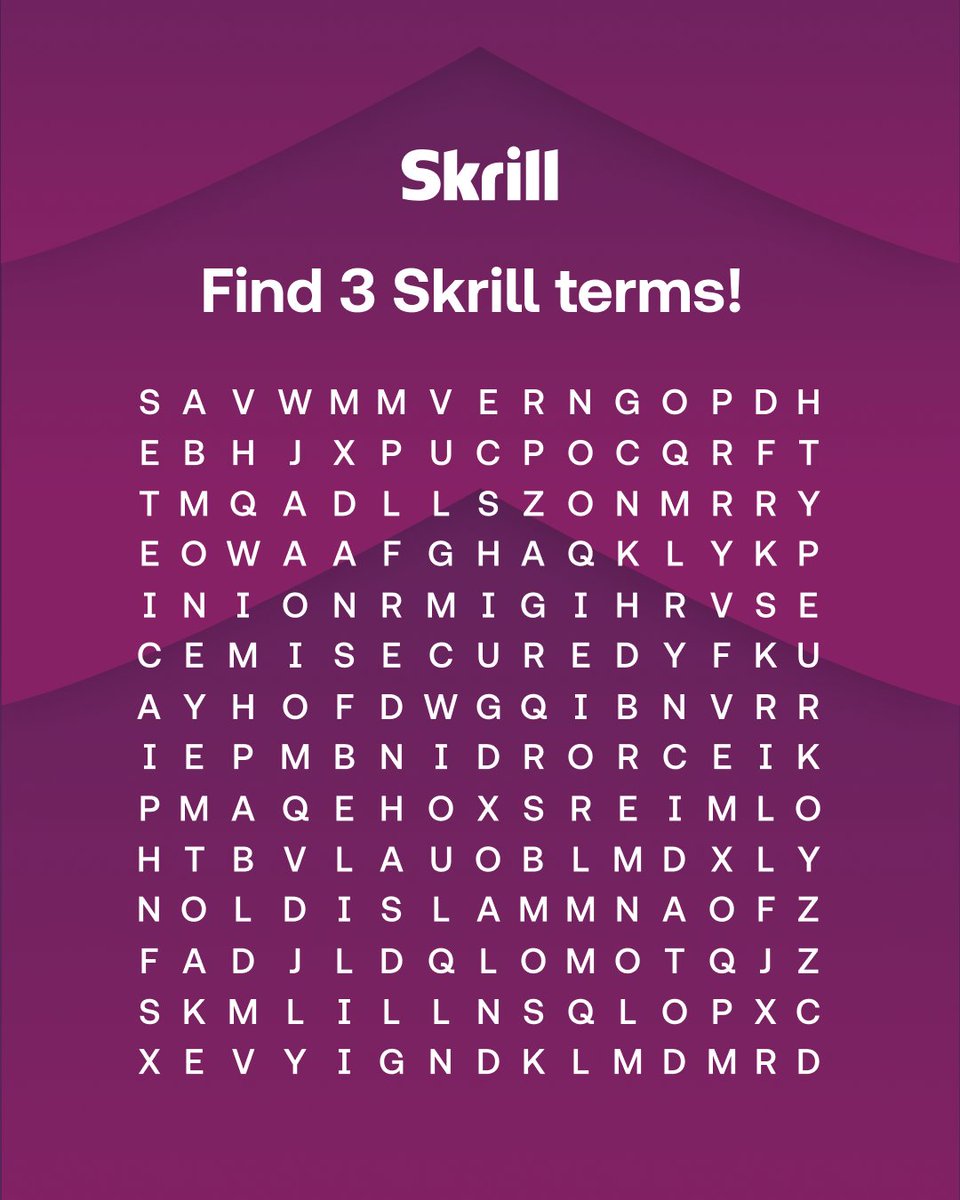 Ready to tackle the challenge? 👁️🔍 Test your skills below!

Correct replies only! ⬇️⬇️⬇️⬇️⬇️⬇️⬇️⬇️⬇️⬇️⬇️⬇️⬇️⬇️⬇️⬇️

#DigitalWallet #Puzzle #Trivia #Skrill