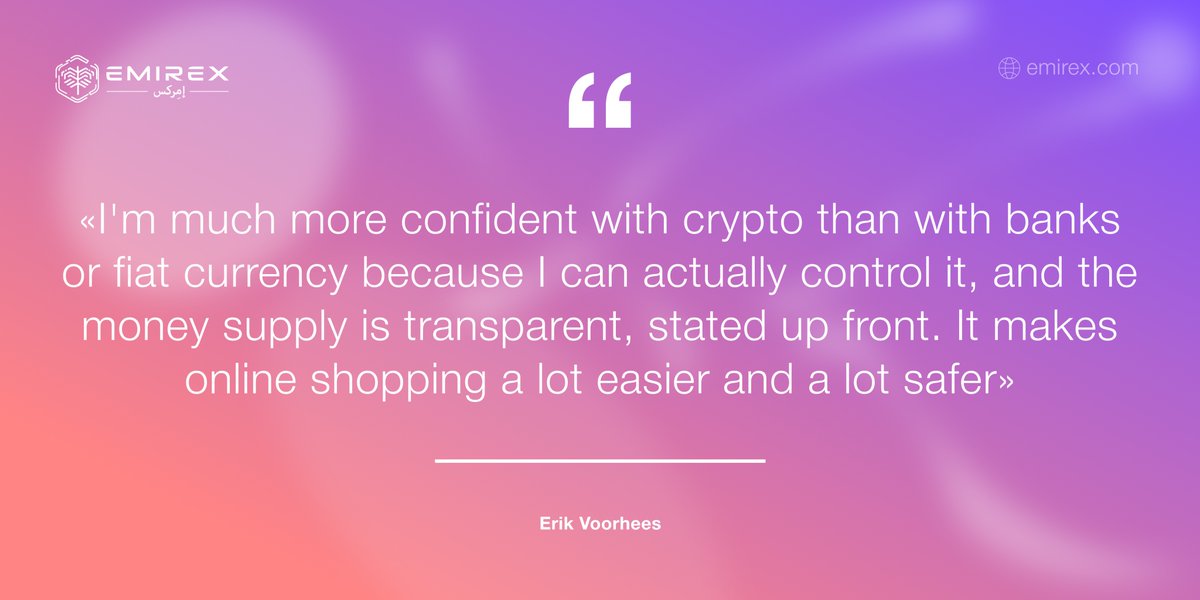 EMIREX_OFFICIAL's tweet photo. Start your week empowered! 💪 Embrace the transparency and control that comes with cryptocurrency. Whether you're shopping online or managing your investments, crypto puts the power squarely in your hands. Here's to a safer and smarter way to transact.🌟 https://t.co/vEadsBGKmH