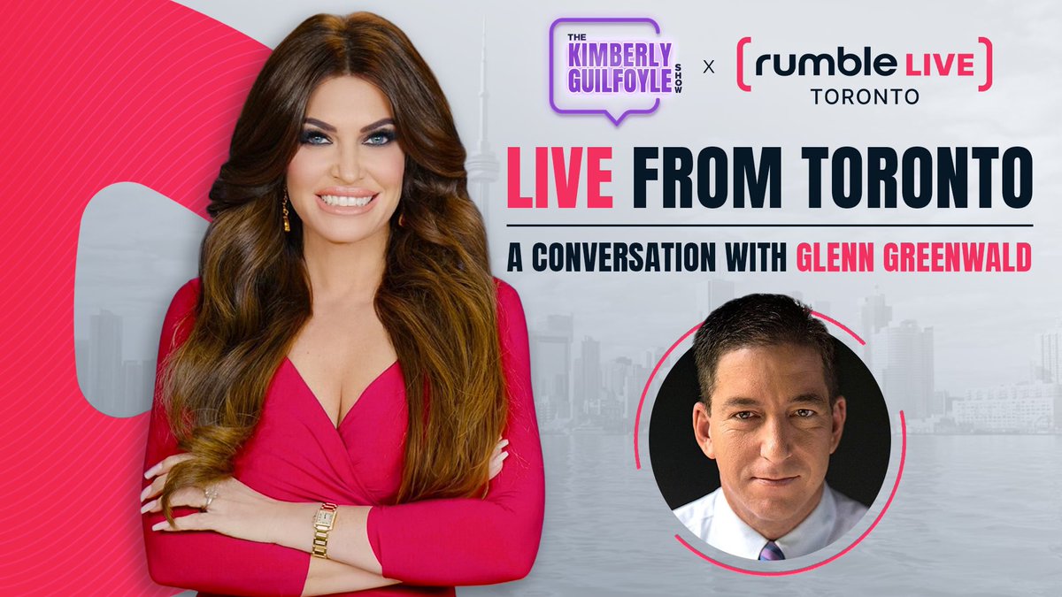 LIVE FROM RUMBLE TORONTO Thrilled to sit down with fellow Rumble host, the brilliant Glenn Greenwald @ggreenwald 1 pm ET live today see you there!!! rumble.com/v4u7i19-live-f…