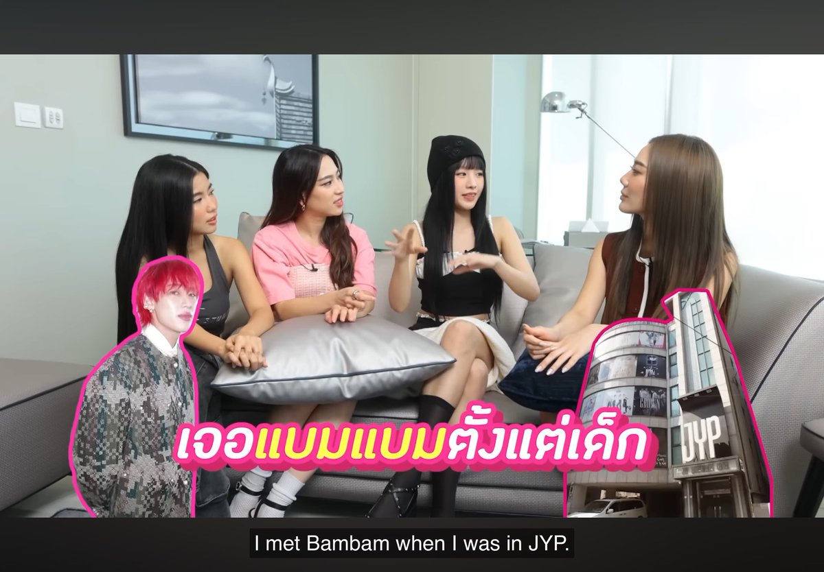 สัมภาษณ์แทกุกไลน์ที่ไหน ต้องมีชื่อน้องแบมที่นั่น รายการยังไงไหนเล่าน้องนัตตี้เล่าว่า “ตอนอยู่ JYP เคยเจอพี่แบมแบมตั้งแต่เด็กแล้ว หลังจากนั้นมีมาคอนเสิร์ตที่ไทย ได้เจอกัน พี่แบมก็ชมว่า เก่งขึ้น โตขึ้น” น่ารักมาก 

#นัตตี้ #Natty #แบมแบม #뱀뱀 #BamBam @BamBam1A