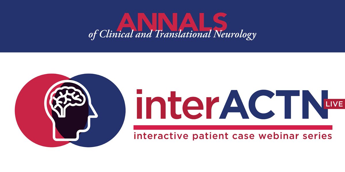 The ANA is launching a new interactive patient case webinar series. Join us to challenge your diagnostic skills! The first webinar will be hosted May 31, 2024, and ANA members can register to participate in this live webinar. members.myana.org/site_event_det… #diagnosis #patient #neurology