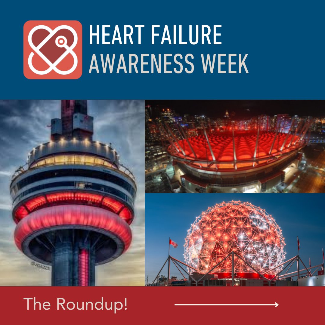 #HeartFailureWeekCan was such a success this year with THREE more provinces officially recognizing it including @YourAlberta @SKGov and @GovNL! A special thank you to everyone who helped spread awareness including our partners! Let's go even bigger next year!