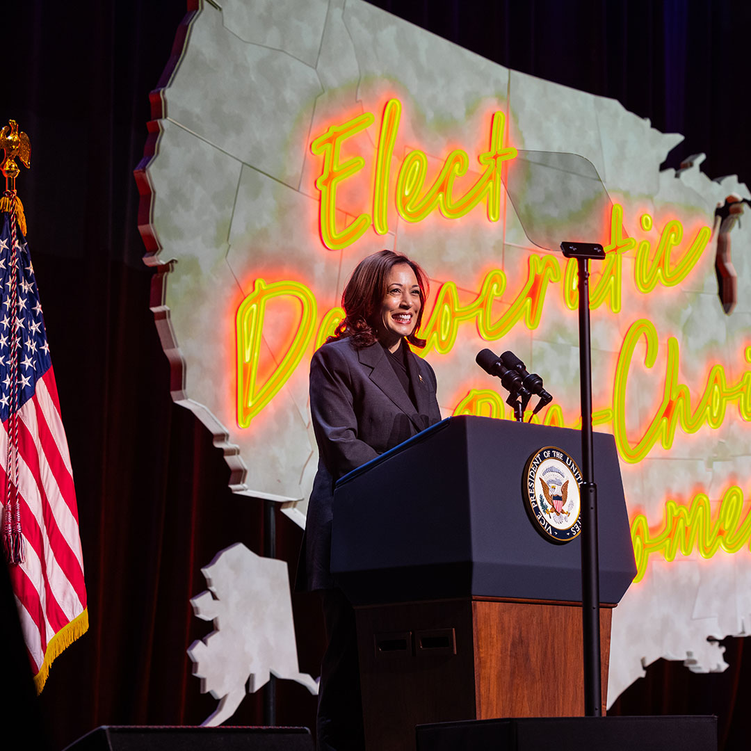 Huge thanks to VP @kamalaharris for attending our annual #WEAREEMILY Gala on Wednesday night! We know that our VP is a fearless fighter for restoring and protecting reproductive freedom, and we’re proud to stand alongside her.