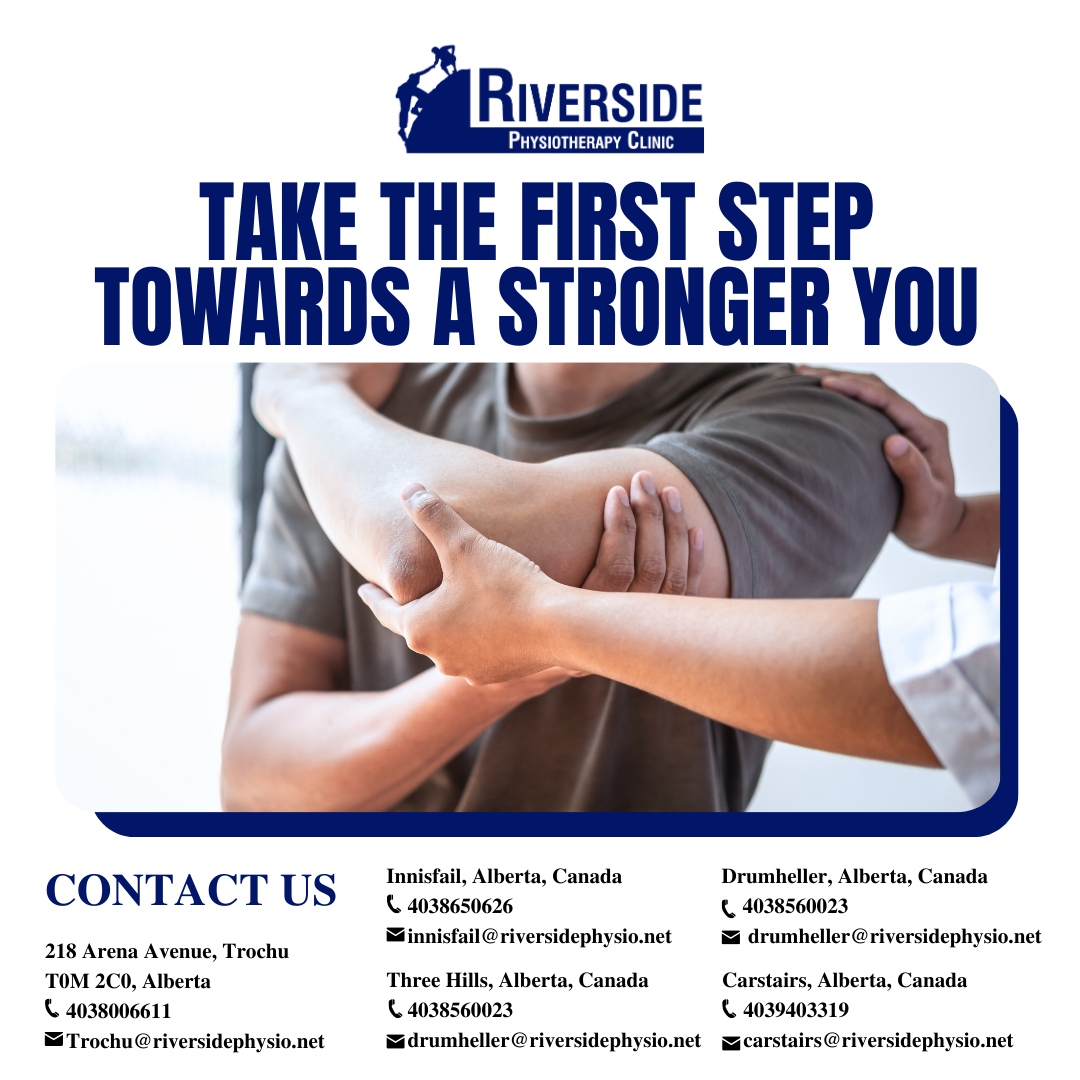 Take the first step towards a stronger, healthier you with Riverside Physiotherapy Clinic.

Our tailored programs and expert guidance will set you on the path to success. 🚶‍♂️💪

#StrongerYou #RiversidePhysio

You can visit us at the following locations:

📍 Drumheller, Alber...