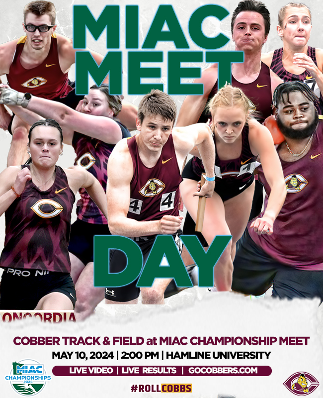 𝗠𝗘𝗘𝗧 𝗗𝗔𝗬! The Track & Field teams are in St. Paul for the main meet of the outdoor season! Who will be crowned MIAC champ? Who will earn All-MIAC honors? Who will post a PR? Hit the links⬇️ to find out. 📺: tinyurl.com/324a4zh2 📊: tinyurl.com/mr4937kp