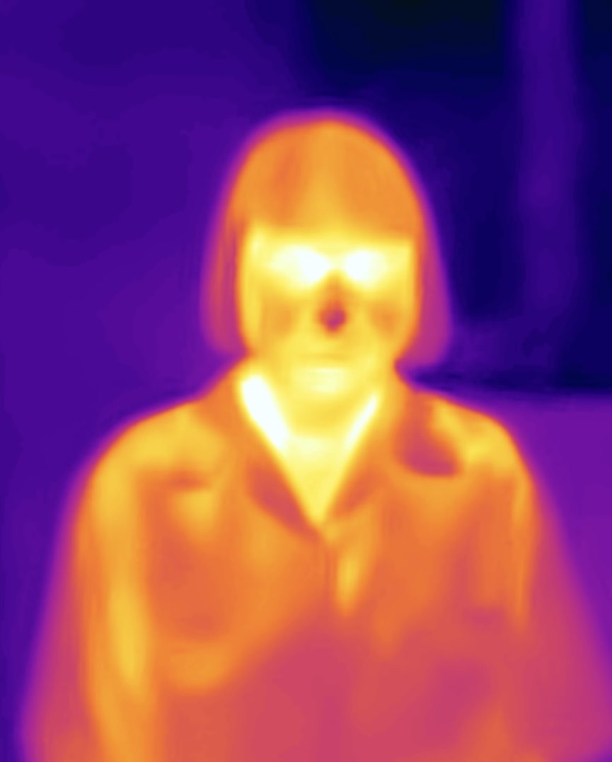 Thank you Philippe Rahm for taking this suitably scary thermal portrait of me.