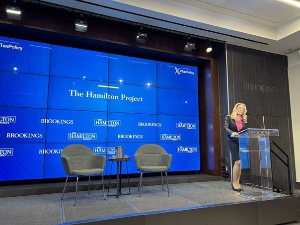 Top Biden economic official Lael Brainard speaking at @BrookingsInst @hamiltonproj on #TaxPolicy emphasizes the need to avoid an international race to the bottom by aligning US with globally agreed standards and says this should be done by building on the 2017 minimum tax (GILTI)