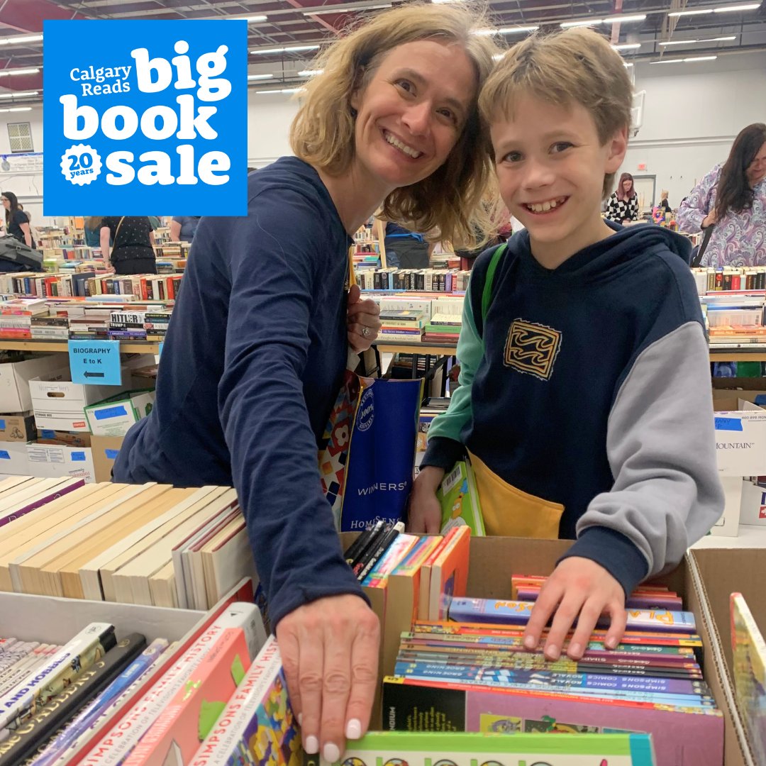 The #CalgaryReadsBigBookSale is on now! Shop 175,000+ gently used books of every genre at unbeatable prices & help local children become joyful readers!
 
*Calgary Curling Club
*May 10-20 (by appt. May 10 & 11)
 
More: bigbooksale.ca