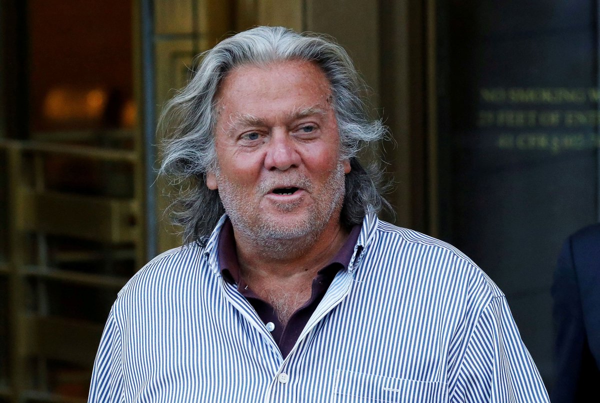GREAT NEWS:

Steve Bannon's appeal was REJECTED.
That nasty fucker is going to prison.

FINALLY!!!