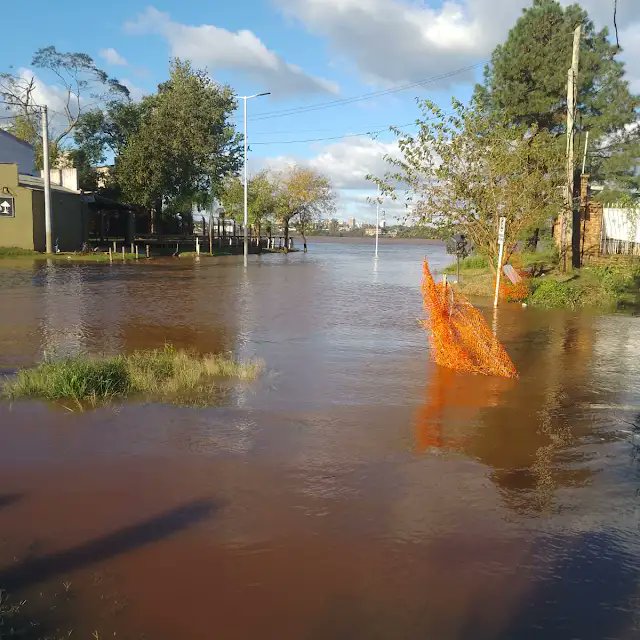 FptConcordia's tweet photo. El fútbol en pausa este fin de semana en Concordia debido a las inundaciones que provoca la crecida del Río Uruguay y sus afluentes que afecta a cientos de personas como así también instituciones. Salvo algunas excepciones los juegos estarán sin programarse https://t.co/lGIhKxeZZE