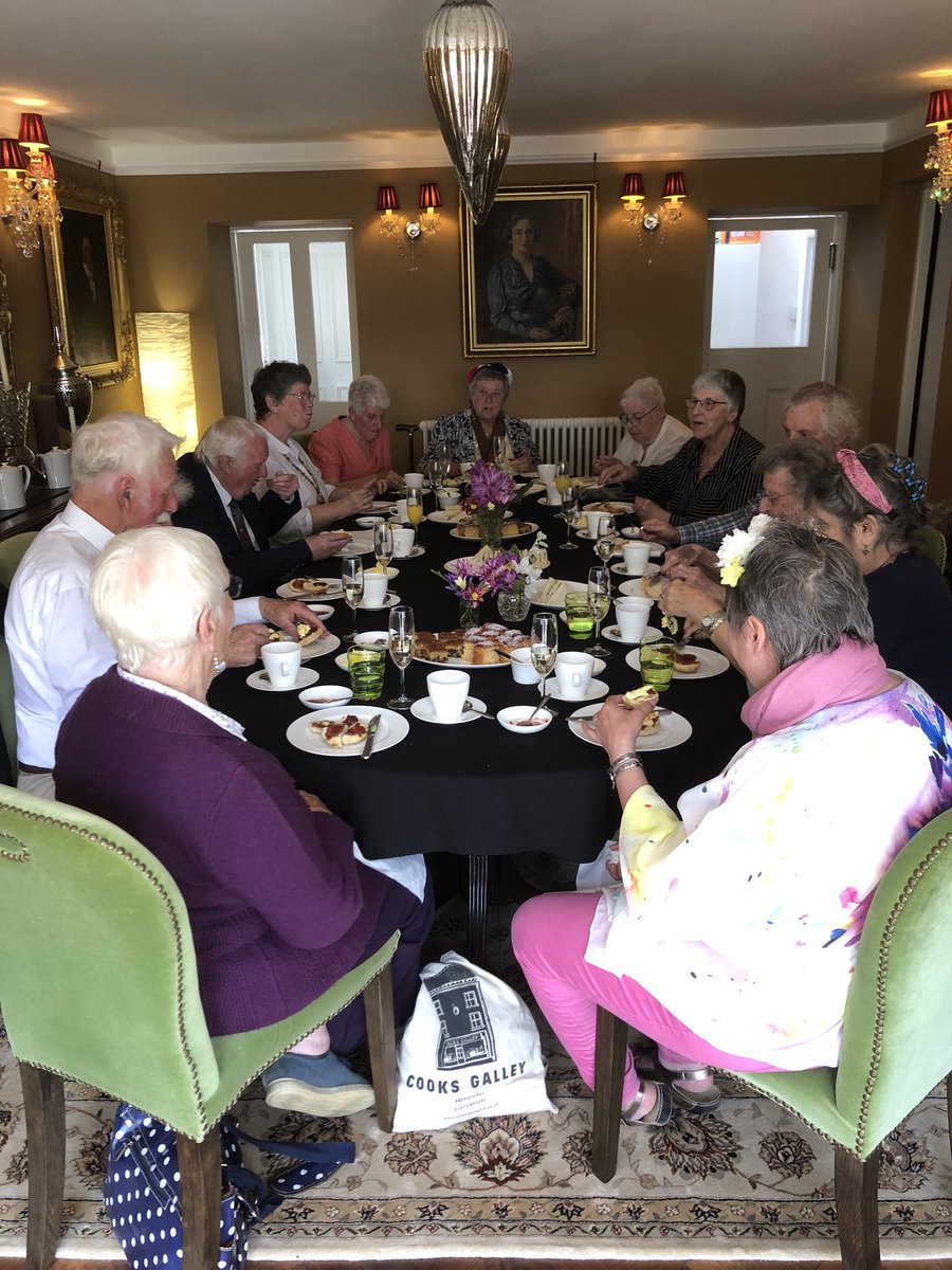 The “Sark Liberated” cream tea. Combined age of the table is 1,022 years! How wonderful!
