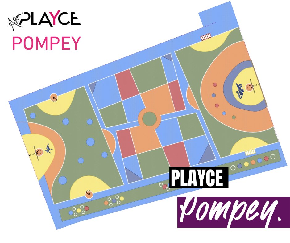 Construction has begun on #PLAYCE Pompey 👷 PLAYCE is The UK's first multi-skills activity space that is designed to get people of all ages moving in collaboration with @portsmouthtoday and @Athletic_Skills Read more: bit.ly/4bPmMTN #PortsmouthUni #PLAYCEPompey