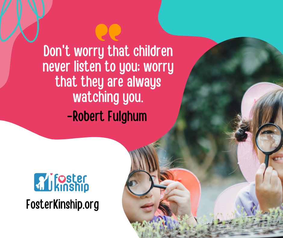 Children may not always listen to our words, but they never miss a moment of our actions. Let's lead by example, for they're always watching and learning from us. 🌟 

#ParentingWisdom #LeadByExample #ChildrenAreWatching