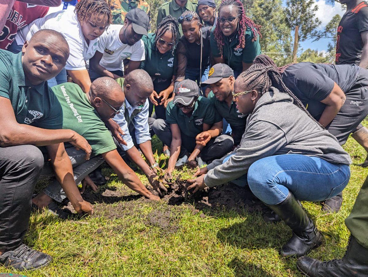 Today, we collaborated with State Department of Broadcasting and Telecommunications PS, @ekisiangani and the local community to plant 5,000 trees at Kimondi Forest in Nandi County. This initiative is in line with the President's climate change directive and serves as a tribute to…