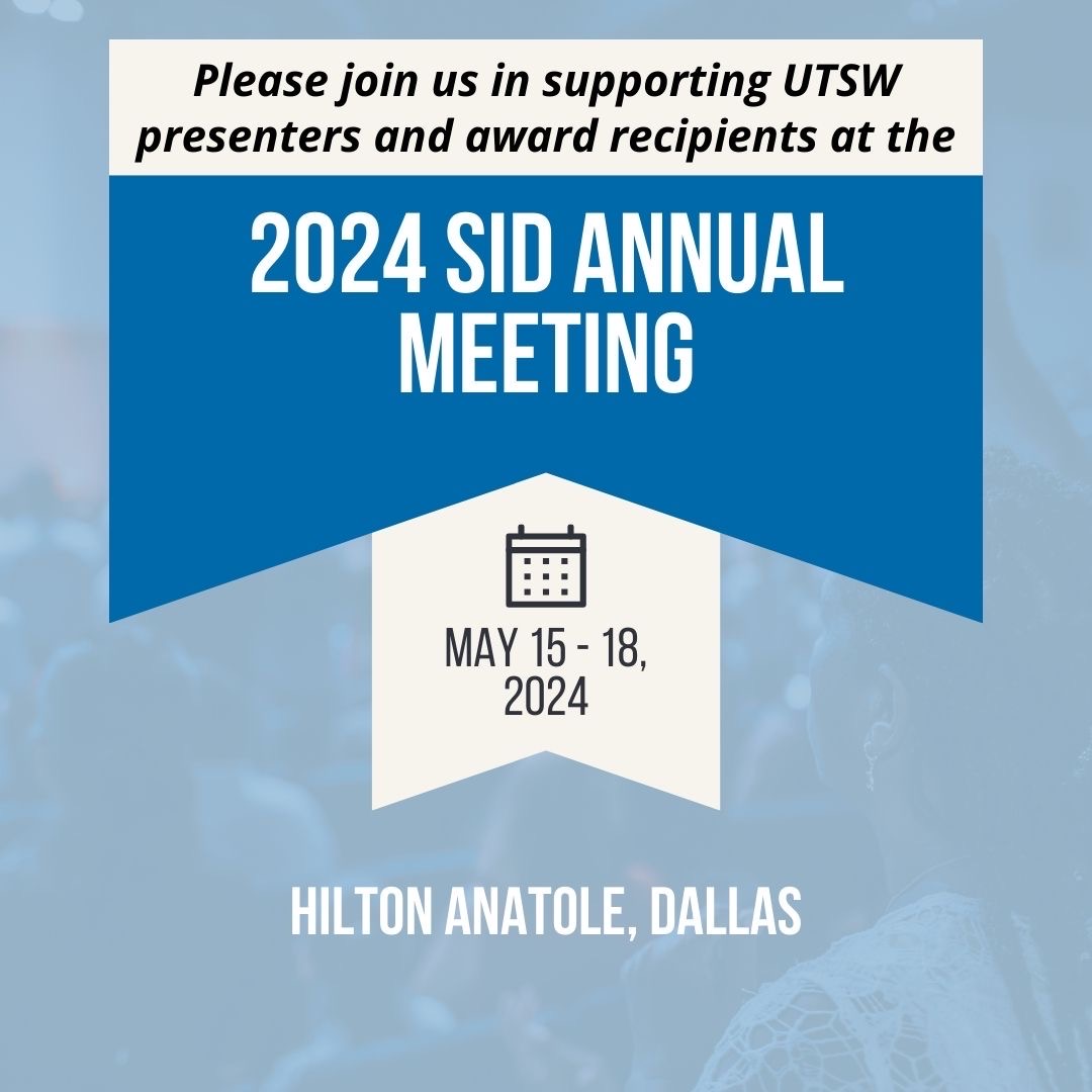 UTSW Dermatology (@utswderm) on Twitter photo <a href="/UTSWDerm/">UTSW Dermatology</a> - proud to be the host city for the 2024 SID meeting here in Dallas! An amazing showing by UTSW faculty, please check out our UTSW presentations and awards -
Please click: bit.ly/3JTbMIX <a href="/UTSWDerm/">UTSW Dermatology</a> - proud to be the host city for the 2024 SID meeting here in Dallas! An amazing showing by UTSW faculty, please check out our UTSW presentations and awards -
Please click: bit.ly/3JTbMIX