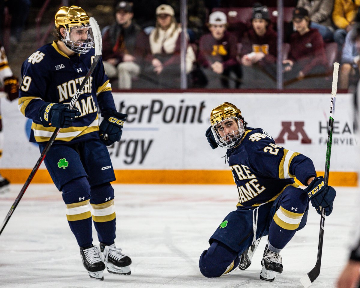 Last day of finals got us like 🥳 #GoIrish