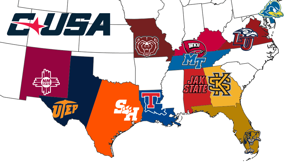 Here's what Conference USA is currently planned to look like for the 2025-26 season.
