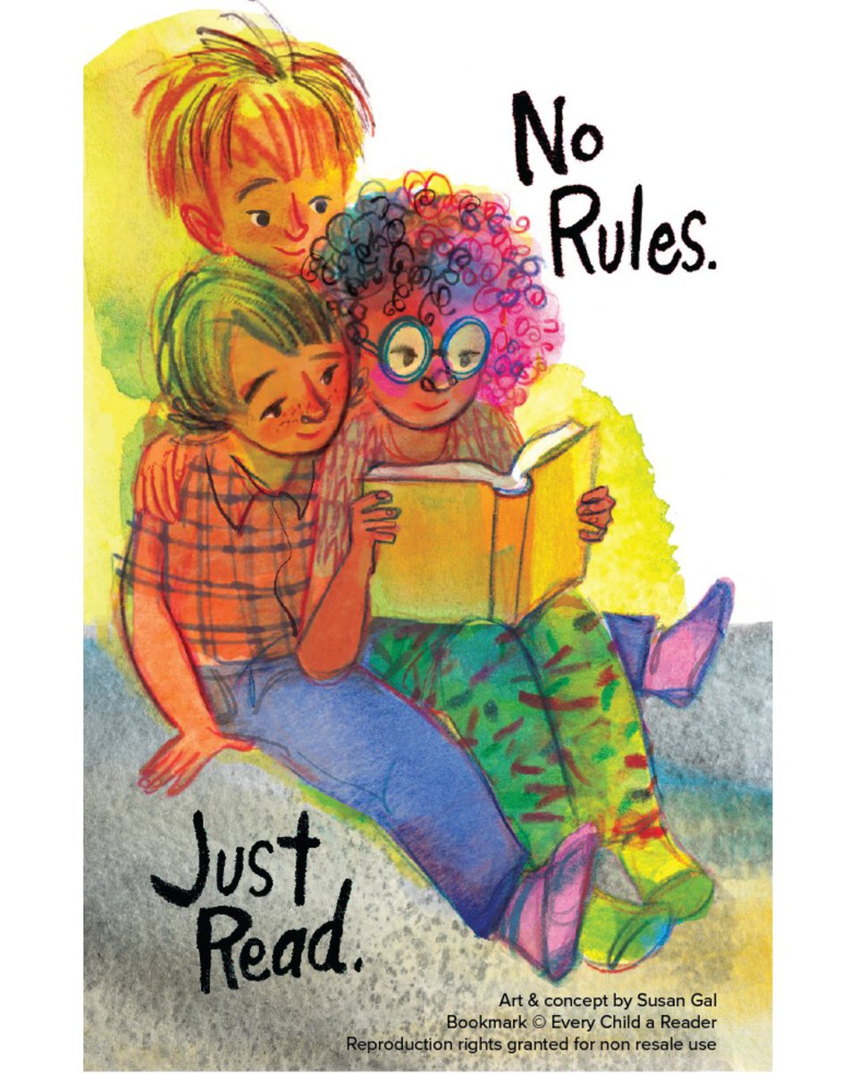 Read what you want, when you want, and how you want, and celebrate Children’s Book Week.

#NoRulesJustRead
