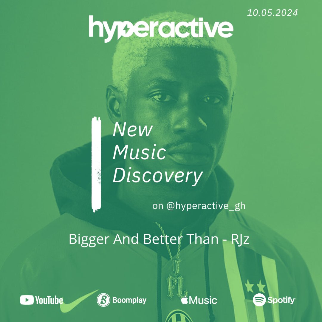 Update your playlist for the weekend🎶 #Newmusicdiscovery 🇬🇭 @elsie_raad - 26 🇬🇭 @jumamufasa - Lactose 🇬🇭 @1rjz - Bigger and Better Than Stream now➡️linktr.ee/hyperactivegh #thehyperactive