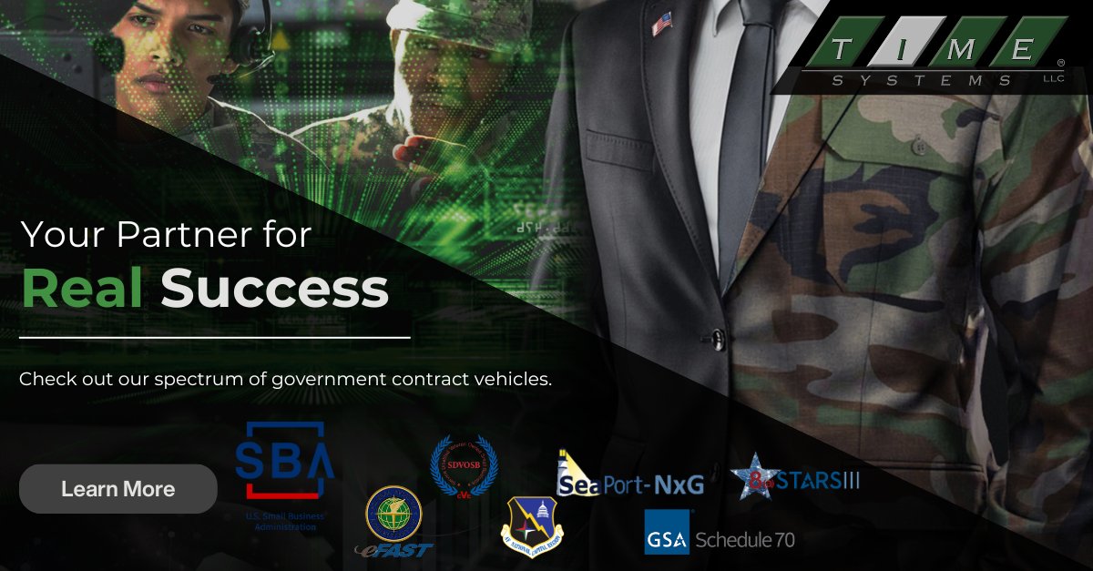 TIMESystemsLLC's tweet image. Happy National Small Business Day! With over 18 years of experience in IT government contracting, TIME Systems is proud to support our federal customers through the SBA 8(a) Direct Award Contract Program. 

timesystemsllc.com/contract-vehic…