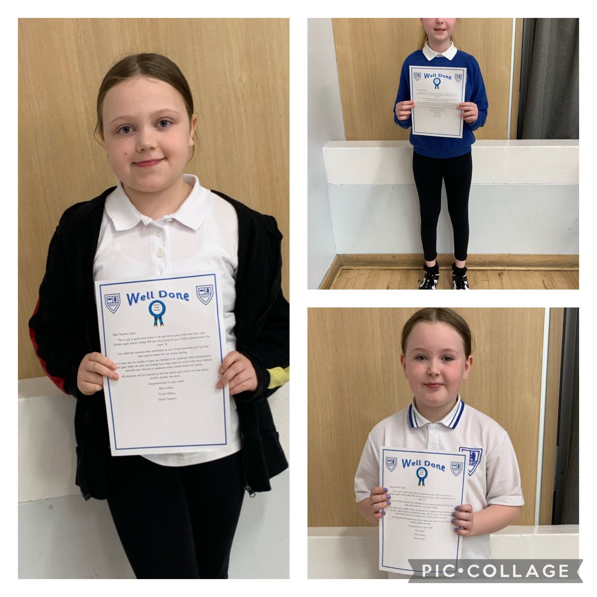 KingsOakSchool's tweet photo. Huge Congratulations to our Mighty Oaker Golden Pupils this week. All demonstrating our school values. Well done to you all! 🤩💙 @KingsOakSchool https://t.co/zDqg4FLiLB