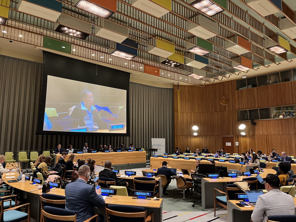 #Day2 of the 9th Multi-stakeholder Forum on Science, Technology and Innovation for the Sustainable Development Goals #STIForum is underway 🚀 

Watch it live now: webtv.un.org/en/asset/k19/k…