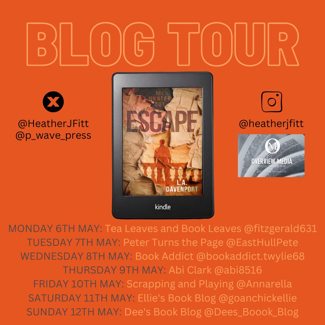 #EscapeTheHunterCut #blogtour Escape: The Hunter Cut by L.A. Davenport @p_wave_press A new to me author, a gritty and poignant thriller danzasullacqua.wordpress.com/2024/05/10/esc… @HeatherJFitt