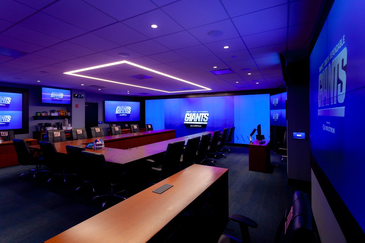 The pick is in: Step inside the @Giants Draft Room Presented by Crestron, where strategy, dedication, and cutting-edge technology come together to forge the future of Big Blue. Learn more. ow.ly/1i9P50RvZtC #Crestron #Giants #Partner #NewYorkGiants