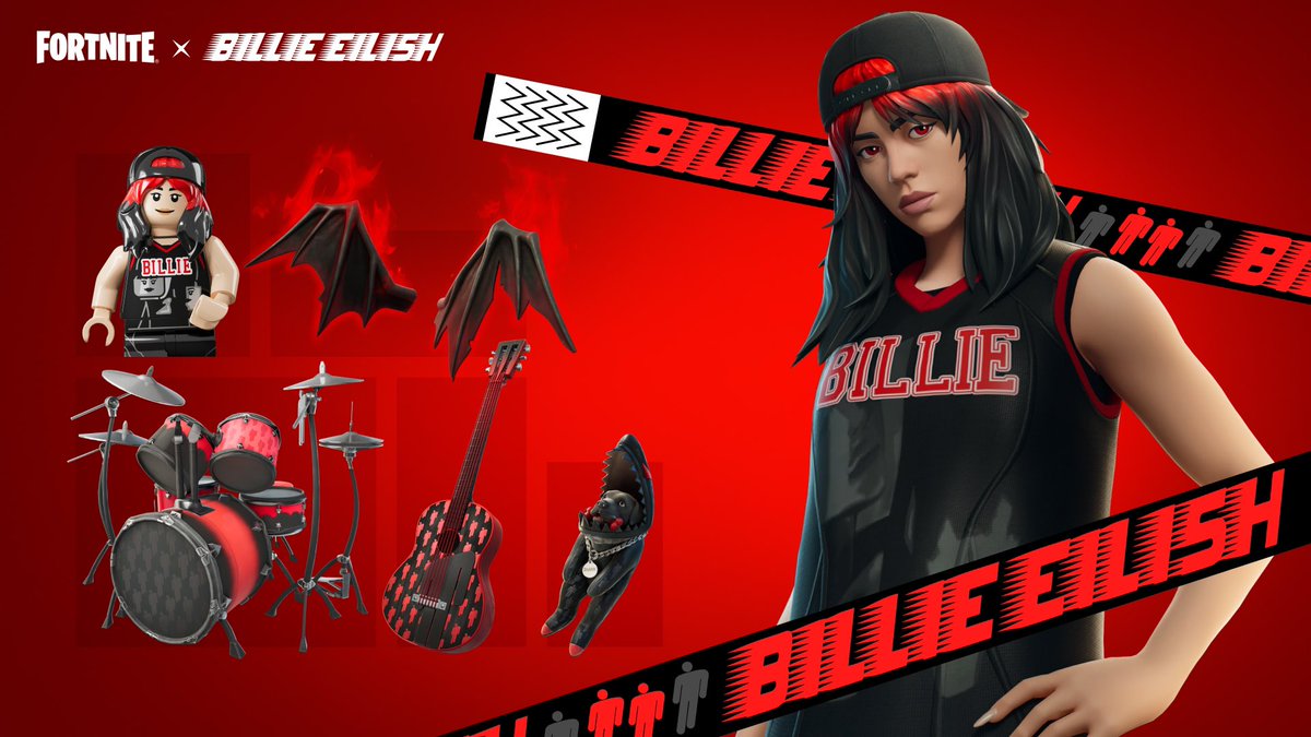 New Billie Skin Skin Giveaway 🎉 • Ends in 24 Hours - Like and Retweet - Follow Me + Turn 🔔 ON. #Fortnite #BillieEilish