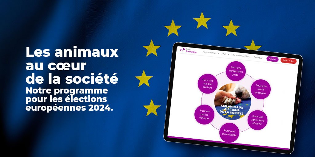 Aux #Européennes2024, une fois encore, je voterai pour la liste @PartiAnimaliste conduite par @HeleneThouy. Petit thread pour expliquer pourquoi et répondre à quelques objections.