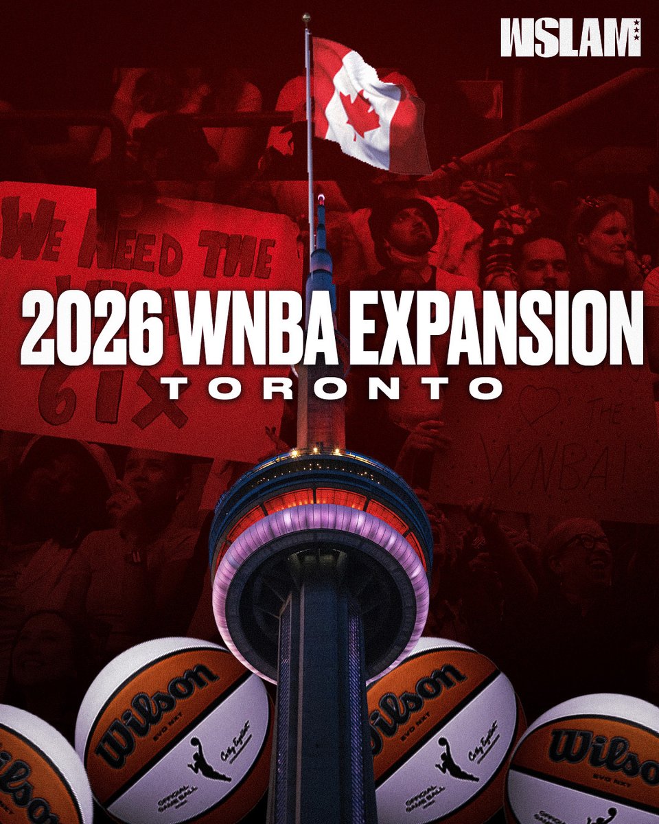 THE W IN THE SIX 🇨🇦 The WNBA is reportedly expanding to Toronto in May of 2026 and will play in the Coca-Cola Coliseum, per @_shireenahmed_ at CBC.