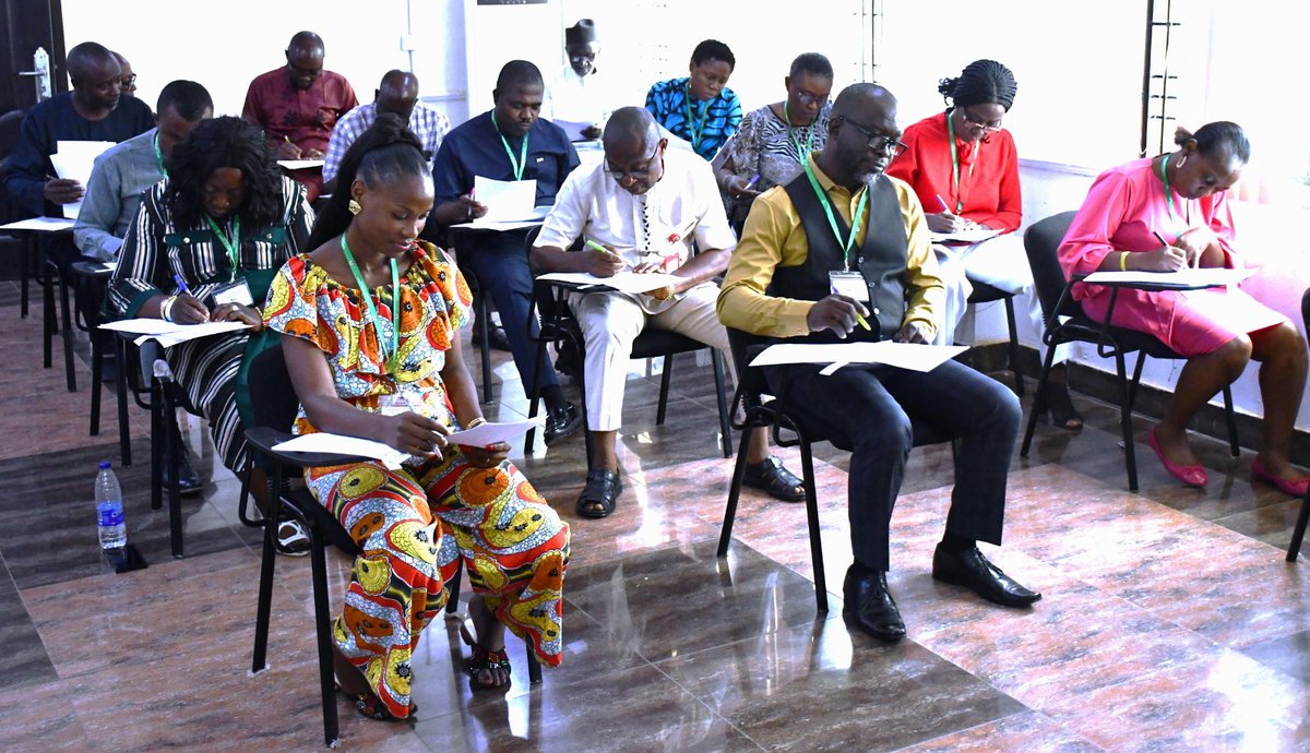 MedLabNigeria's tweet photo. MLSCN's efforts to ensure early conduct of staff promotion examinations yielded the desired result this week. Deserving staff sat the examinations following a transparent process. https://t.co/jlEjnXq4D1