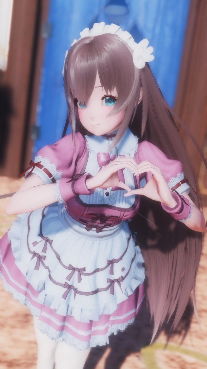 Mango_SS_ship7's tweet photo. メイドの日遅刻したｗ
#メンテの日じゃないけどssを貼る 
#PSO2NGS https://t.co/dHFU4kDMHW