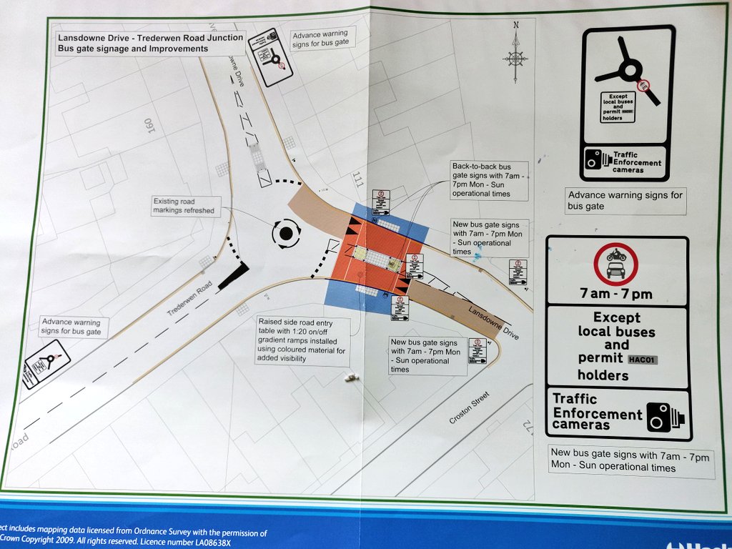 📢 Good news Friday! Signs are out advising that the London Fields LTN works on Lansdowne Drive will take place for 6 weeks from Tues 14th of May. Works include creating a brightly-coloured raised table & adding bus gate signs for the new timings of 7am-7pm Mon-Sun. At last! 👍