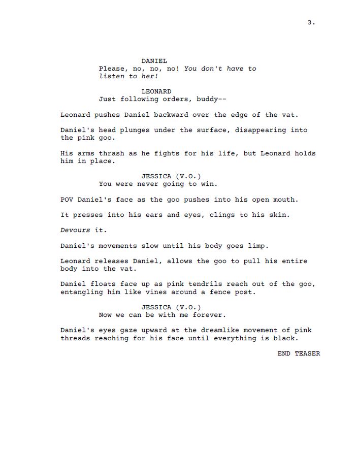 #FirstPageFriday (or #1stPageFriday if you prefer) with the teaser for probably my favorite script; a mash-up of TWIN PEAKS and STRANGER THINGS that will really get under your skin.

In the land of 10,000 lakes, the possibilities are endless.