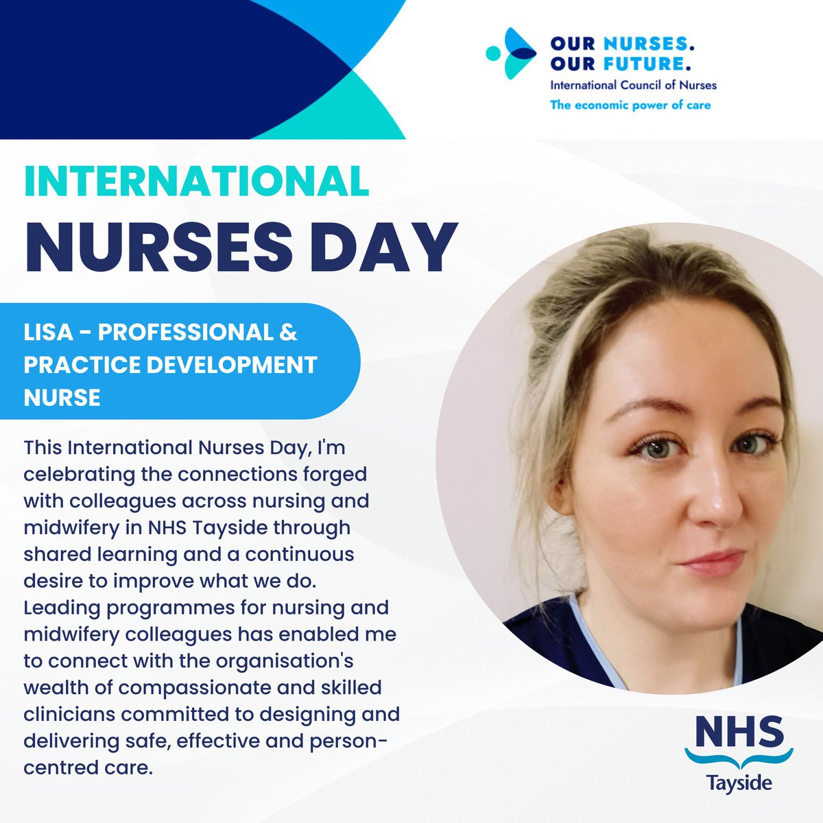 Today marks International Nurses Day. This gives us an opportunity to recognise the dedication and commitment of all of our nurses working in hospital and community services across Tayside. Nurses Sandra, Carrie Anne and Lisa share their stories. #IND2024
