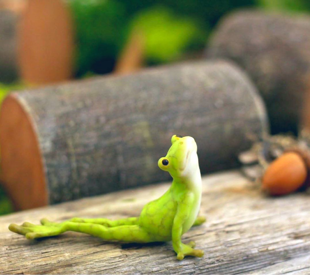 Don’t 🫵 forget☺️😊 Your morning stretch 🍃 🐸 #JustSweetJoy