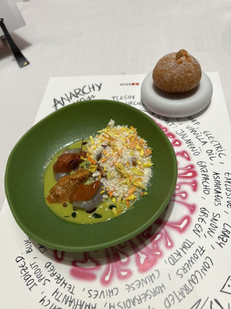 If you ever travel to Madrid try diverXO. The chef Dubiz Munoz must be related to Salvador Dalí. Food was exquisite and interesting.